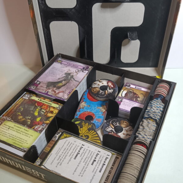 Warhammer 40K Conquest LCG small box insert storage STL - Imagen 5