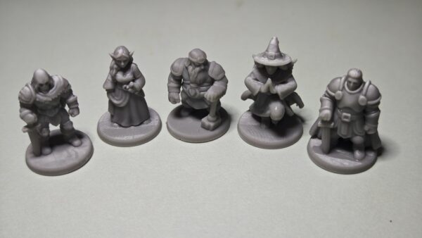 Dungeoneer Heroes – STL Miniature Set (Tomb of the Lich Lord) - Imagen 3
